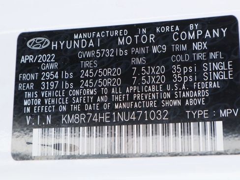 Used 2022 Hyundai Palisade Calligraphy w/ Cargo Package image 37