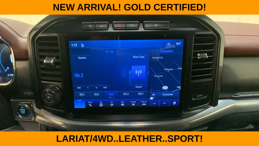 Certified 2021 Ford F150 Lariat w/ Equipment Group 502A High AWD/4WD image 41