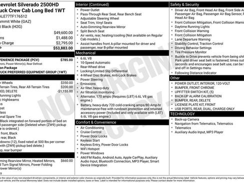 New 2026 Chevrolet Silverado 2500 W/T w/ WT Convenience Package RWD image 2