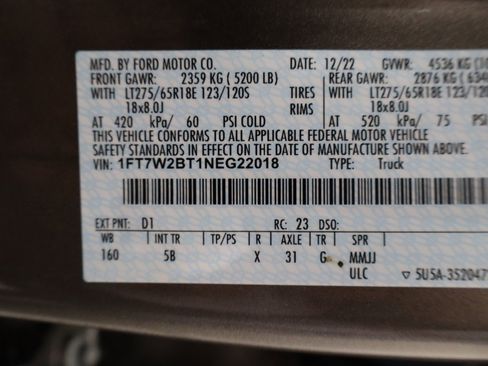 Used 2022 Ford F250 Lariat w/ Lariat Value Package image 32