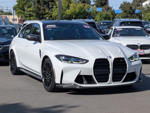 Used 2023 BMW M3 Competition w/ M Carbon Exterior Package RWD image 3