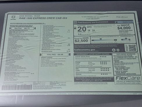 New 2026 RAM 1500 Express AWD/4WD image 20