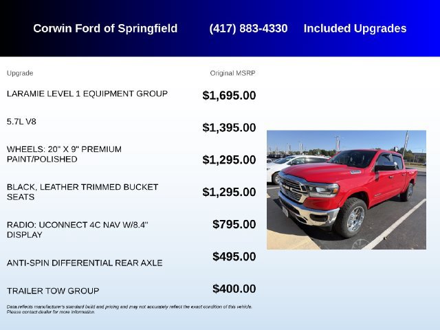 Used 2019 RAM 1500 Laramie AWD/4WD image 5