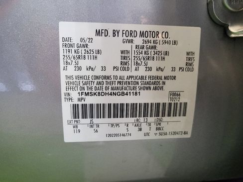 Used 2022 Ford Explorer XLT w/ Equipment Group 202A image 33