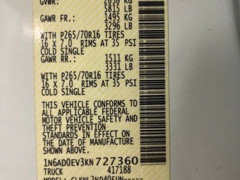 Used 2019 Nissan Frontier SV image 28