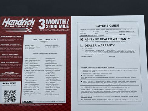 Used 2022 GMC Yukon XL SLT w/ SLT Luxury Package image 44