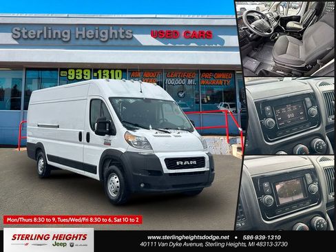 Used 2019 RAM ProMaster 3500 w/ Premium Appearance Group FWD image 1