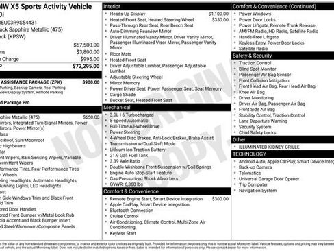 Used 2024 BMW X5 xDrive40i w/ Parking Assistance Package image 32