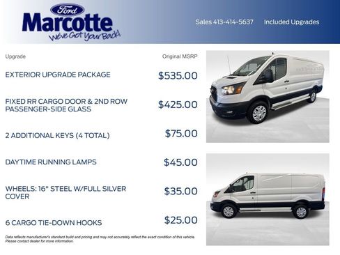 Used 2025 Ford Transit 250 Low Roof w/ Exterior Upgrade Package RWD image 5