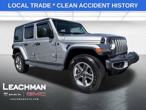 Used 2018 Jeep Wrangler Unlimited Sahara w/ Uconnect 4C Nav & Sound Group image 1