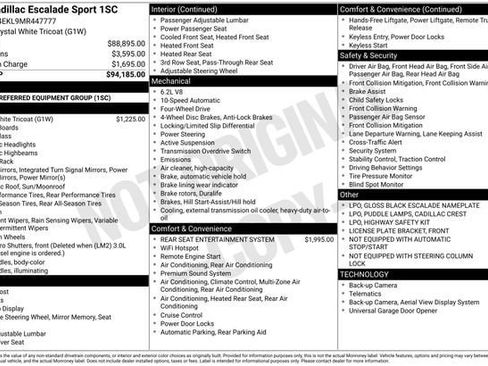 Certified 2021 Cadillac Escalade Sport image 35