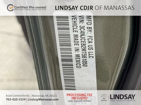Certified 2021 Jeep Compass Latitude FWD image 33