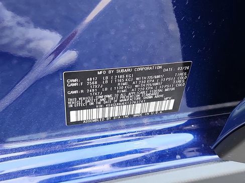 New 2026 Subaru Crosstrek 2.5i Wilderness AWD/4WD image 17