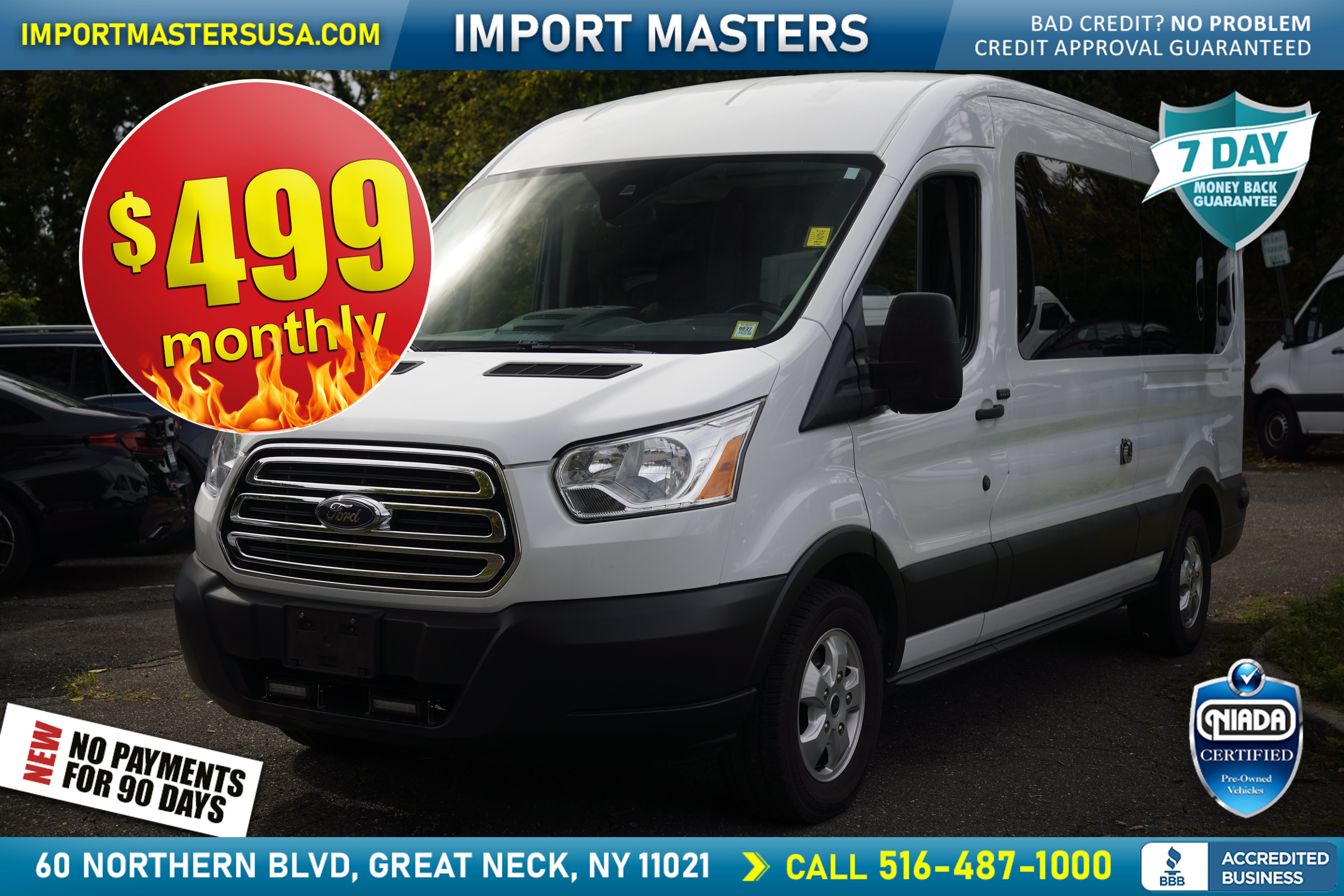 Used 2019 Ford Transit 350 XLT RWD image 1