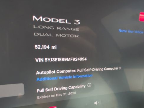 Used 2021 Tesla Model 3 Long Range image 2