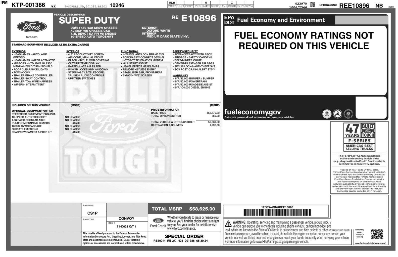 Used 2024 Ford F450 XL RWD image 54