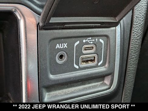 Used 2022 Jeep Wrangler Unlimited Sport image 24