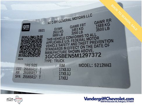 Used 2021 Chevrolet Colorado W/T w/ WT Convenience Package RWD image 27