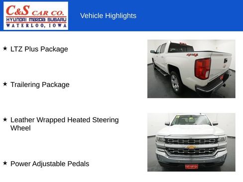 Used 2018 Chevrolet Silverado 1500 LTZ w/ Texas Edition AWD/4WD image 7