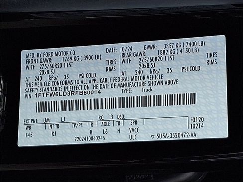 Certified 2024 Ford F150 King Ranch w/ FX4 Off-Road Package image 29