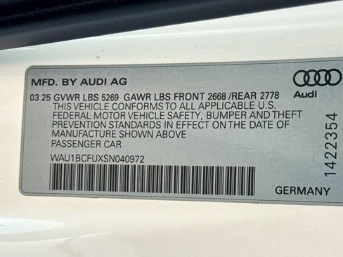 Used 2025 Audi A5 2.0T Premium w/ Convenience Package image 29