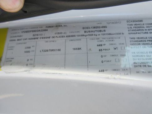 Used 2013 Ford E-350 and Econoline 350 Super Duty Wagon w/ Shuttle Bus Prep Pkg image 30