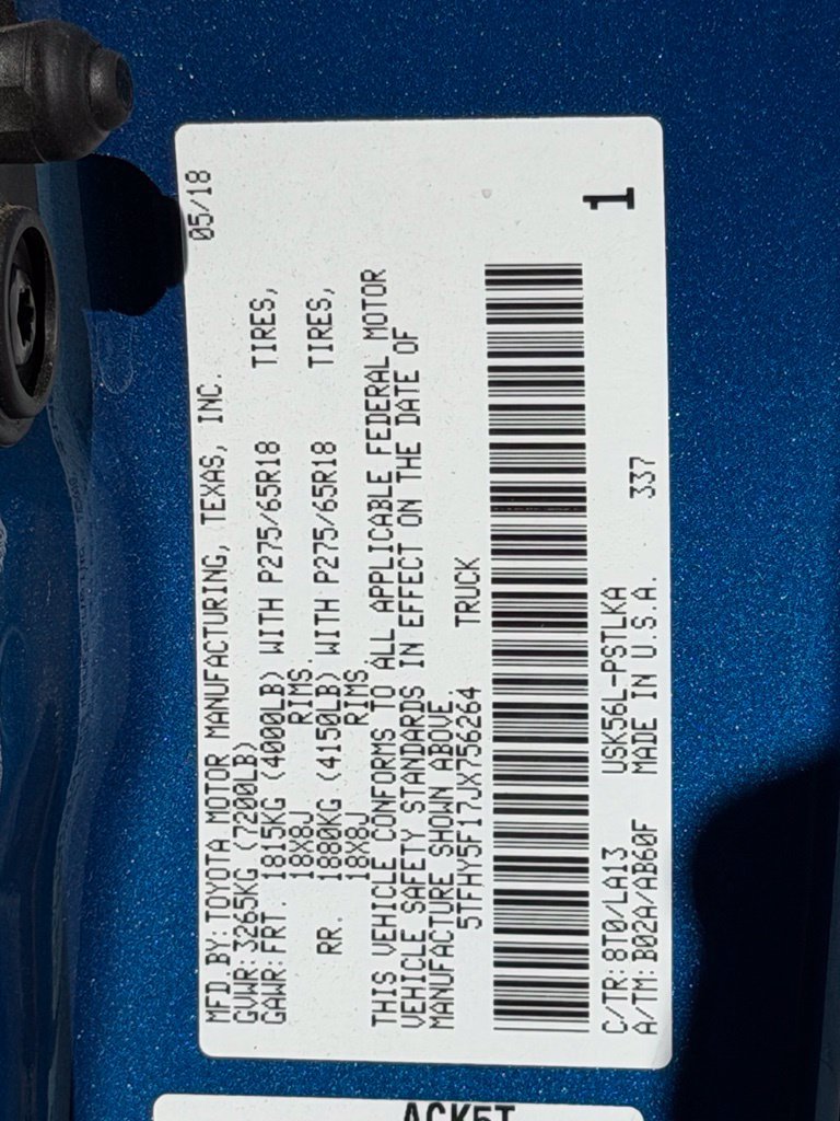 Used 2018 Toyota Tundra Limited AWD/4WD image 33