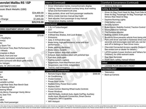 Used 2022 Chevrolet Malibu RS FWD image 16