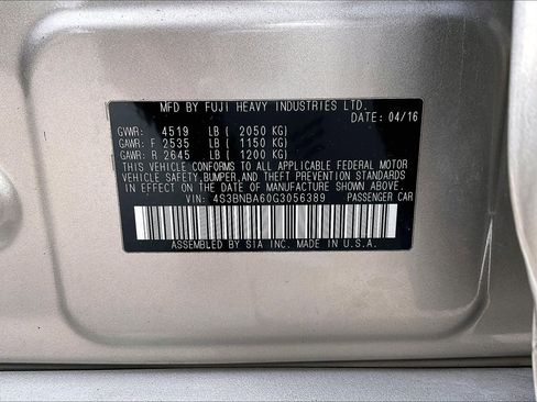 Used 2016 Subaru Legacy 2.5i image 32