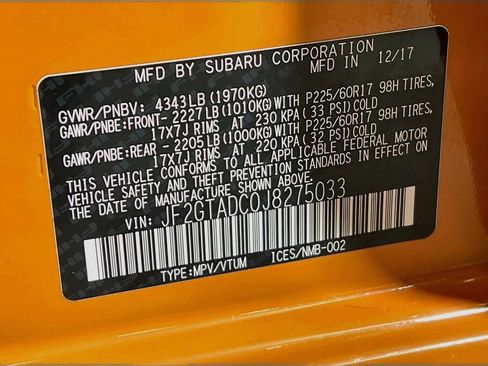 Used 2018 Subaru Crosstrek 2.0i Premium w/ Eyesight System AWD/4WD image 29