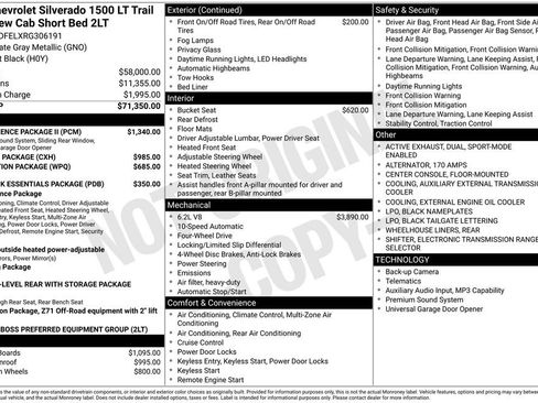 Used 2024 Chevrolet Silverado 1500 LT Trail Boss w/ Convenience Package II AWD/4WD image 38