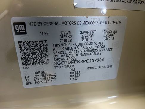 Certified 2023 Chevrolet Silverado 1500 LT Trail Boss w/ LPO, Dark Essentials Package AWD/4WD image 36