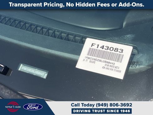 Used 2020 Ford Escape Titanium w/ Titanium Premium Package 2.0 AWD/4WD image 42
