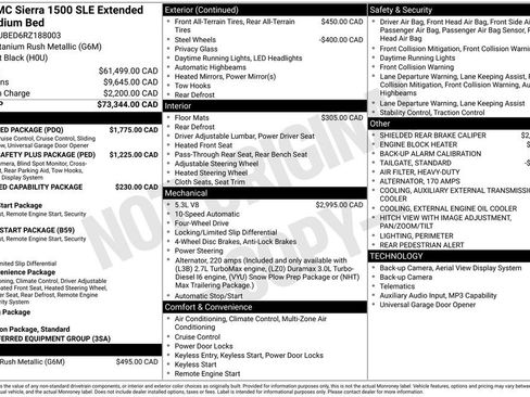 Used 2024 GMC Sierra 1500 SLE w/ Preferred Package AWD/4WD image 32