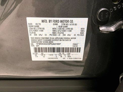 Used 2023 Ford Explorer ST w/ Equipment Group 401A image 33