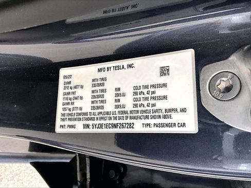 Used 2022 Tesla Model 3 Performance AWD/4WD image 8