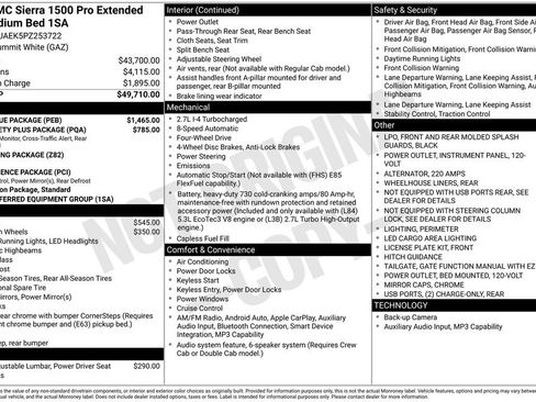 Used 2023 GMC Sierra 1500 Pro w/ Pro Value Package AWD/4WD image 40