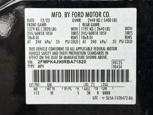 Used 2024 Ford Edge SEL AWD/4WD image 28