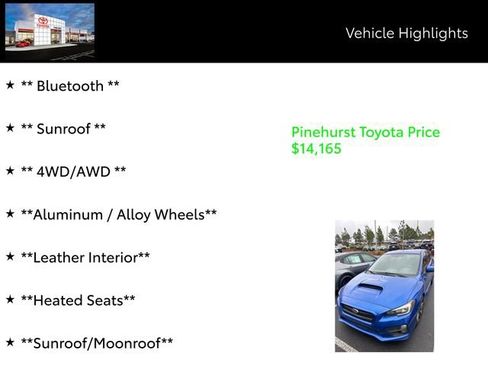 Used 2017 Subaru WRX Limited image 7