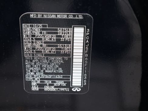 Certified 2025 INFINITI QX50 Sport AWD/4WD image 45