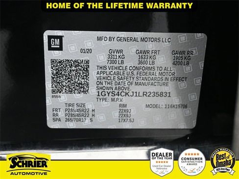 Used 2020 Cadillac Escalade Premium Luxury image 60