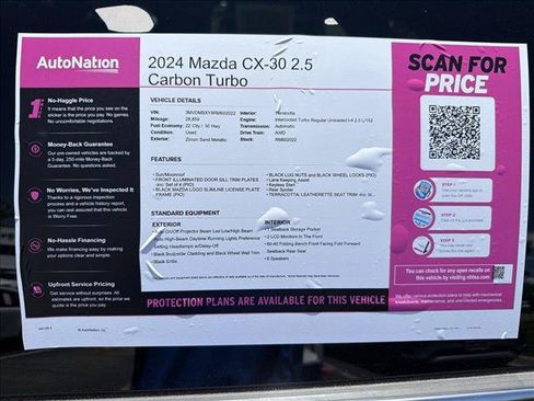 Used 2024 MAZDA CX-30 Carbon AWD/4WD image 20