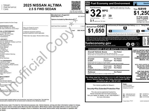 Used 2025 Nissan Altima 2.5 S image 14