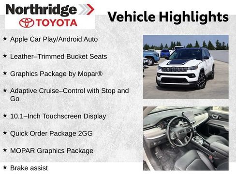 Used 2022 Jeep Compass Limited w/ Mopar Graphics Package AWD/4WD image 2