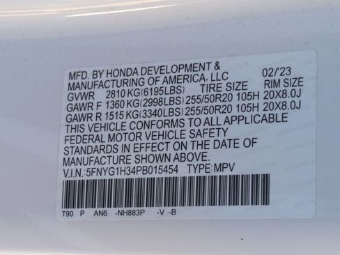 Used 2023 Honda Pilot Sport image 14