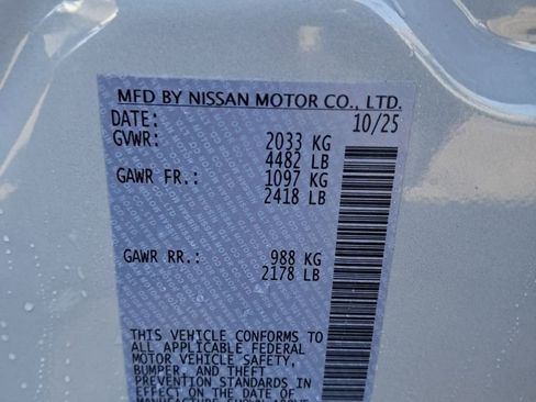 New 2025 Nissan Altima 2.5 SR w/ SR Premium Package image 31