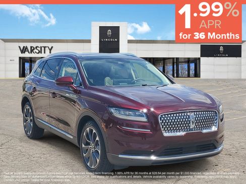 Certified 2021 Lincoln Nautilus Reserve w/ Equipment Group 201A AWD/4WD image 1