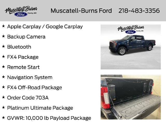 Used 2019 Ford F250 Platinum w/ Platinum Ultimate Package AWD/4WD image 7