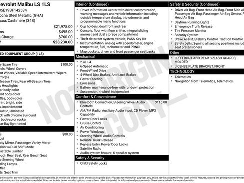 Used 2011 Chevrolet Malibu LS image 2