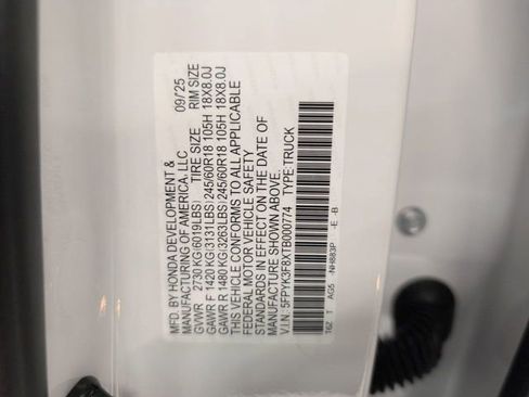 New 2026 Honda Ridgeline Black Edition image 36